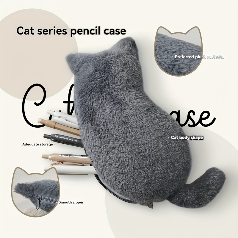 Cute Plush Cat Pencil Cases, K - огляд і ціна Korean Skincare Routine