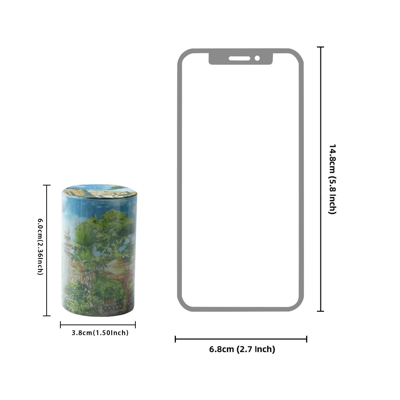 Etori Life 60mm*2m Healing Sun - огляд і ціна Korean Lifestyle Aesthetic